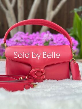 NWT Coach Red Apple Pillow Tabby 26 Purse